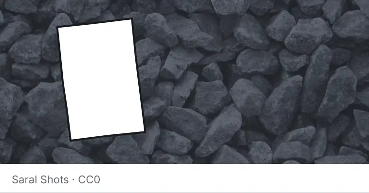 Crushed stone aggregate, under the outline of Kent County.