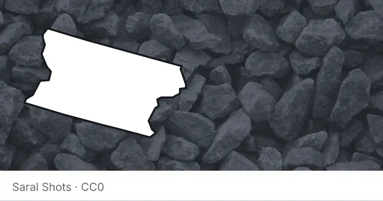 Crushed stone aggregate, under the outline of Snohomish County.